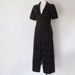 ASOS Fit and Flare Dress Polka Dot Dress